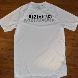 Under Armour Men's White Short Sleeve Tee
